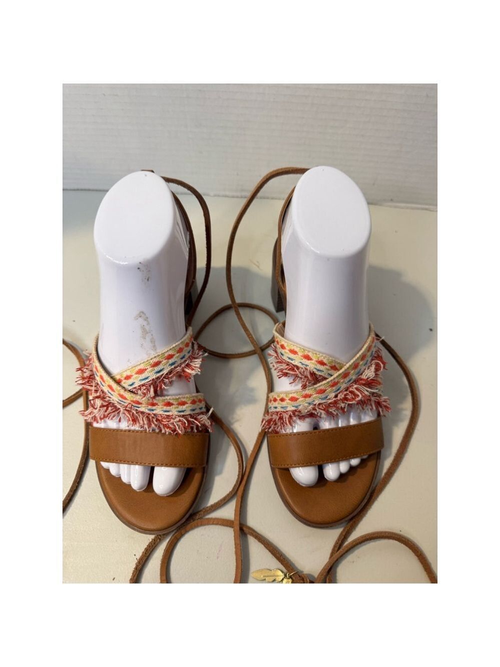 Mix No. 6 Sandals Women's Size 6.5 Brown Multicolor